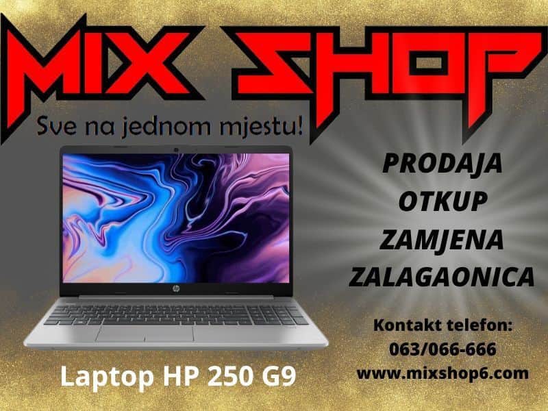 HP 250 G9 15.6" 8GB 256GB SSD FHD DDR4 1920x1080 8 256 GB 15,6