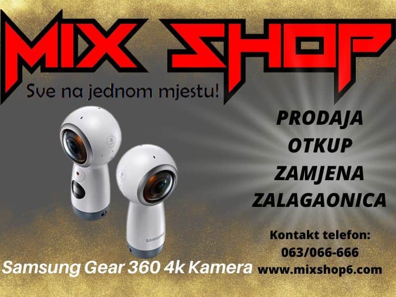 SAMSUNG GEAR 360 4K KAMERA CAMERA za Mobitele Mobitel