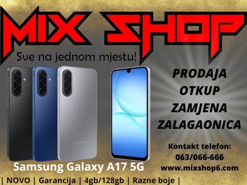 SAMSUNG GALAXY A17 5G 128GB *Novo*Garancija*Zamjena* A 17 4GB 4g