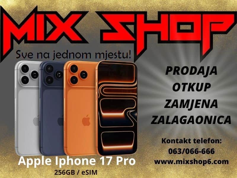 APPLE IPHONE 17 PRO 256GB *Garancija*Zamjena*Sve boje 256 GB eSim
