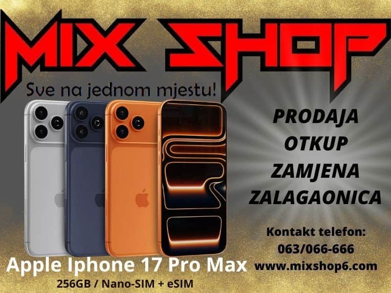 Apple Iphone 17 PRO MAX 256GB *Garancija*Zamjena*Sve boje* 256 GB
