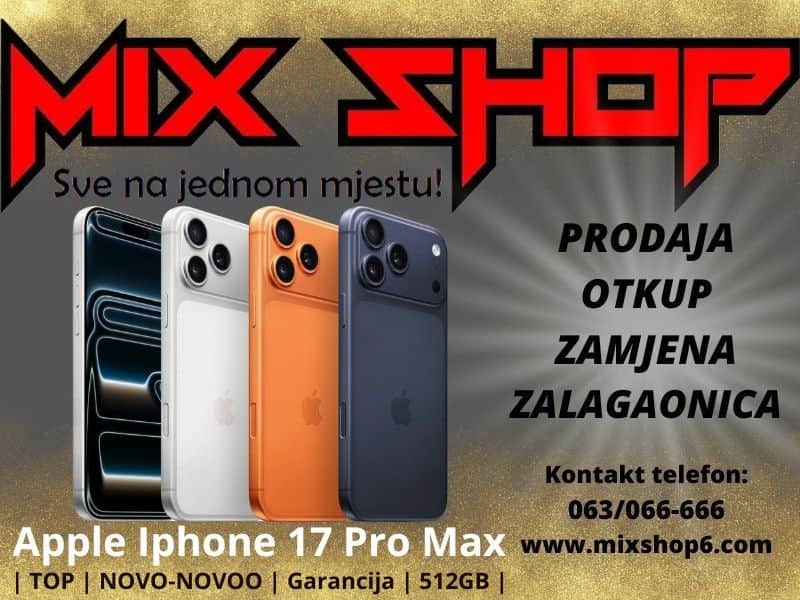Apple Iphone 17 Pro Max 512GB *TOP*Garancija*Zamjena*3 Boje