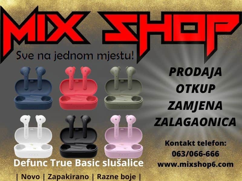 Defunc True Basic TWS Bežične Wireless Bluetooth EarBuds In Ear