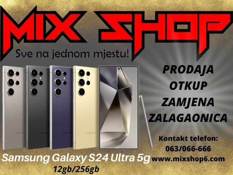 Samsung Galaxy S24 ULTRA 5G 12/256GB *Garancija*Zamjena* 12GB GB