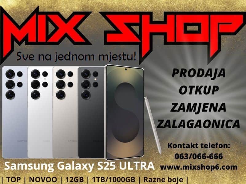 Samsung Galaxy S25 ULTRA 5G 12GB/1TB *NOVOO*Garancija* 1 TB 5g