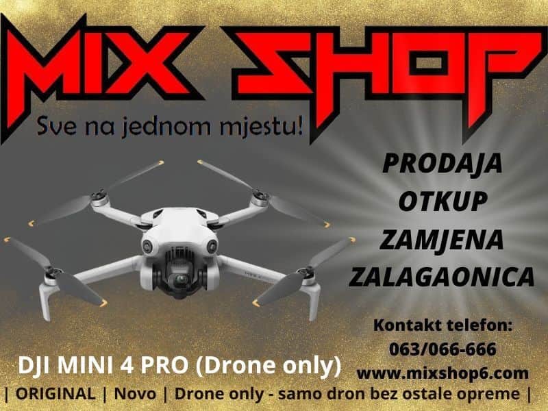 DJI MINI 4 PRO |Drone Only| Novo *Garancija*Zamjena da*Na stanju*