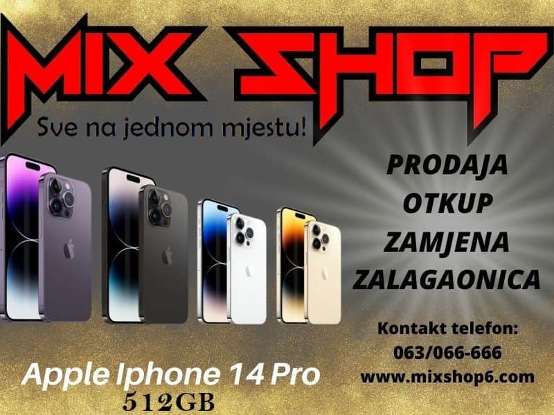 APPLE IPHONE 14 PRO 512GB *TOP* *Garancija*Zamjena* 4 boje