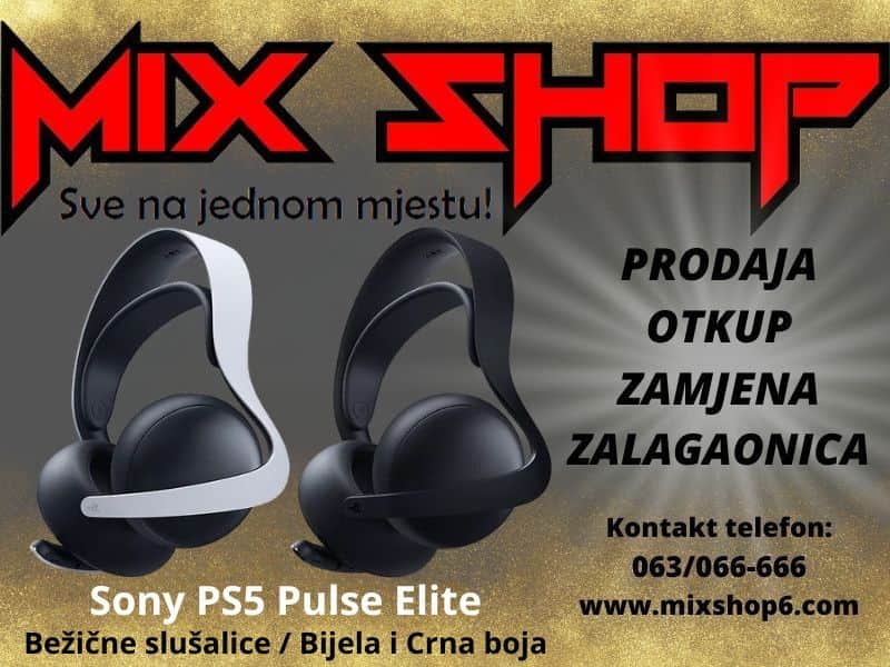SONY PULSE ELITE Playstation 5 PS5 Bežične Bluetooth Wireless