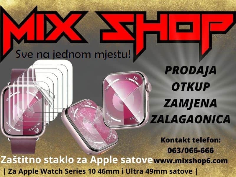 Zaštita za staklo Apple Watch 10 46mm ULTRA 1 2 3 49mm zaštitno
