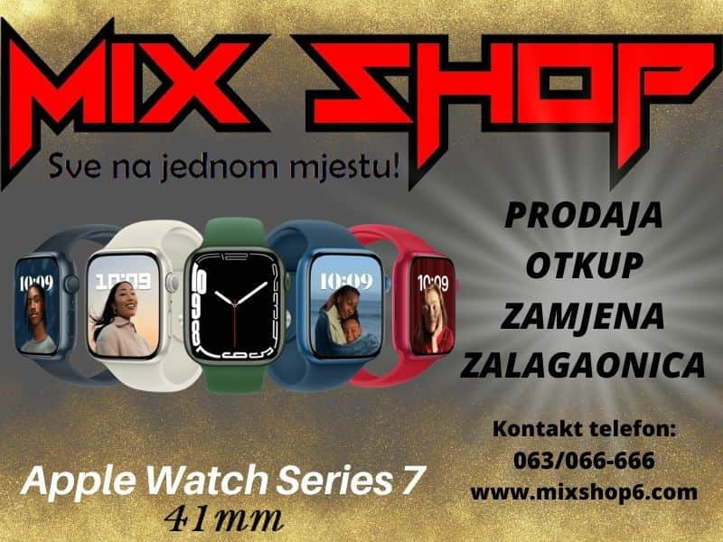 APPLE WATCH SERIES 7 41mm Aluminium Gps sat *Garancija* smart s7