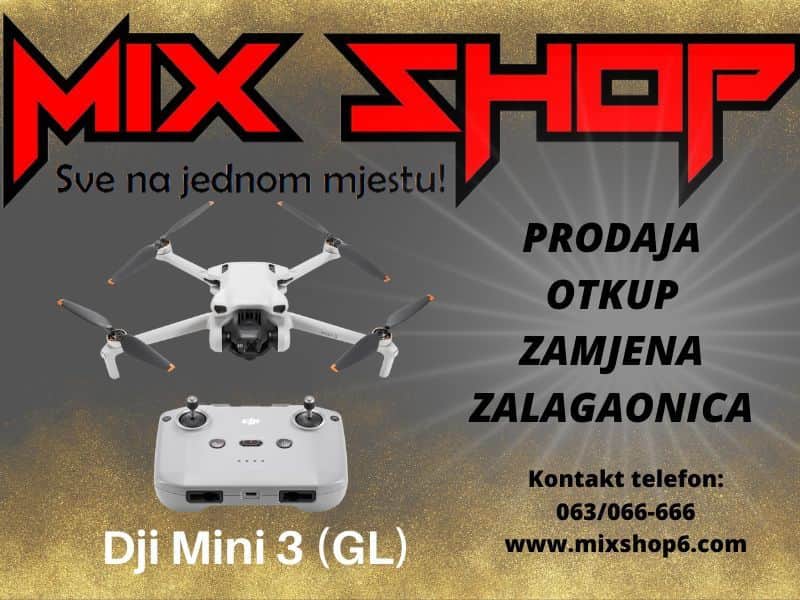 DRON DJI MINI 3 (GL) *NOVO*GARANCIJA*NA STANJU* Extra