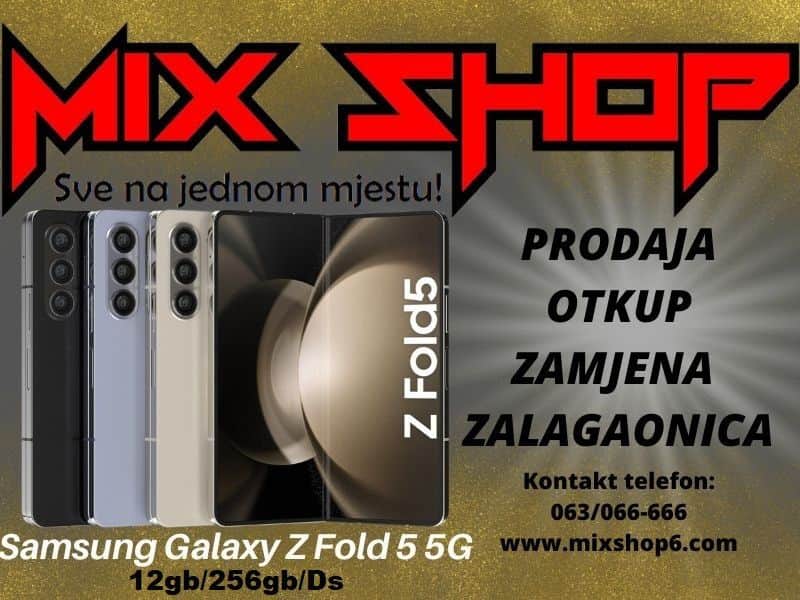 Samsung Galaxy Z FOLD 5 5G 12gb/256gb Garancija*Zamjena FOLD5 DS