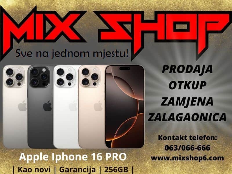 APPLE IPHONE 16 PRO 256GB *TOP* *Garancija*Zamjena*