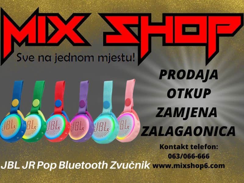 JBL JR POP PRENOSIVI BEŽIČNI ZVUČNIK *NOVO**GARANCIJA* r