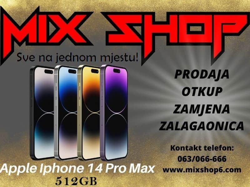 Apple Iphone 14 Pro Max 512GB *TOP* *Garancija*Zamjena* 4 boje