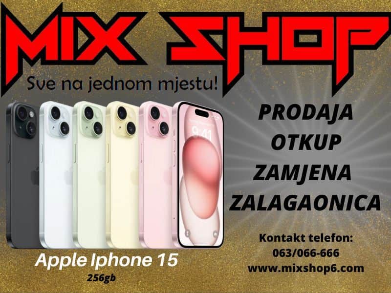 APPLE IPHONE 15 256GB *NOVO *Garancija*Zamjena*Razne boje*