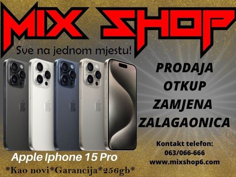 APPLE IPHONE 15 PRO 256GB *TOP* *Garancija*Zamjena* 4 boje