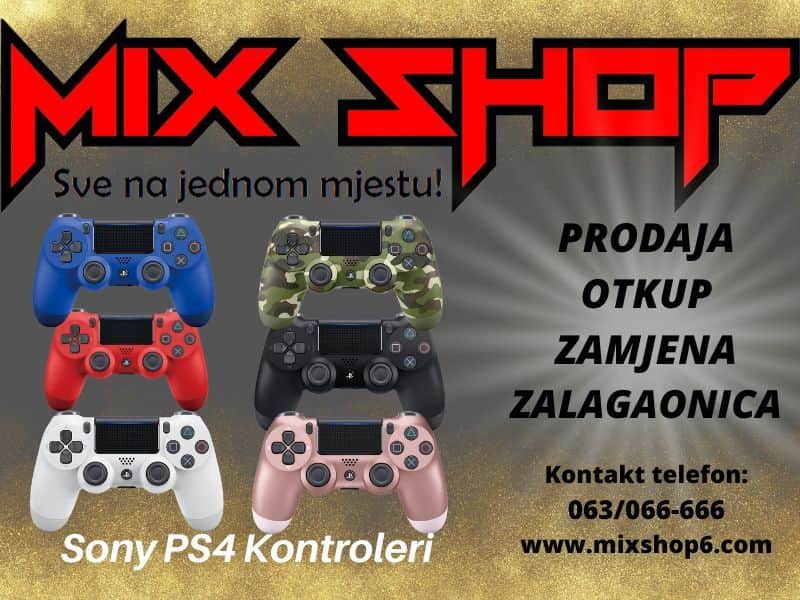 SONY PS4 PLAYSTATION 4 KONTROLER JOYSTICK DualShock Bežični