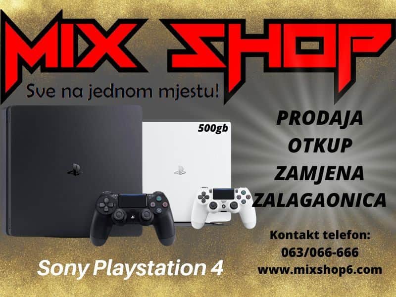 SONY PLAYSTATION 4 PS4 SLIM 500GB *Garancija*Zamjena* novo 500 GB