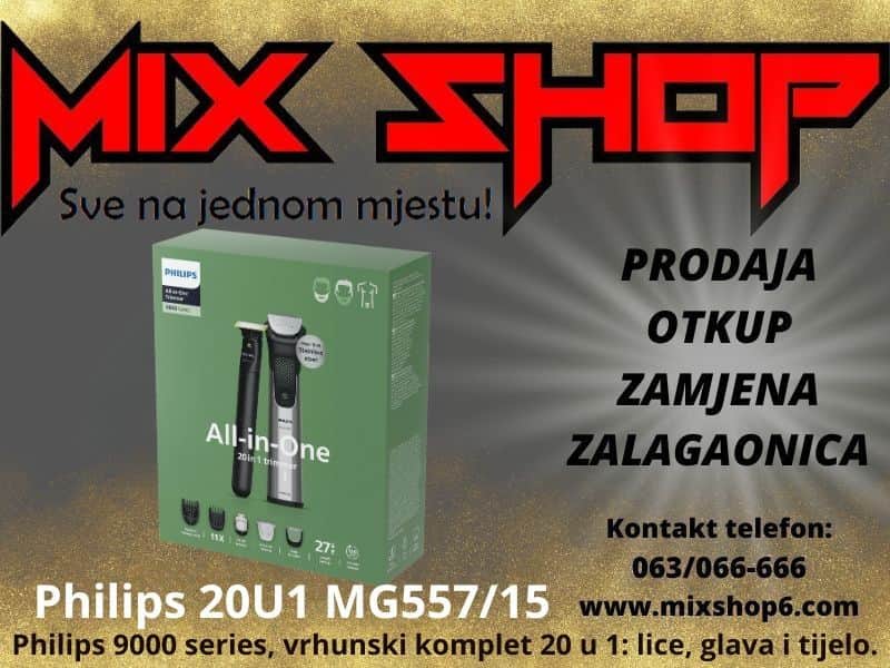 Philips 9000 All in One 20u1 za šišanje bradu tijelo kosu MG9557