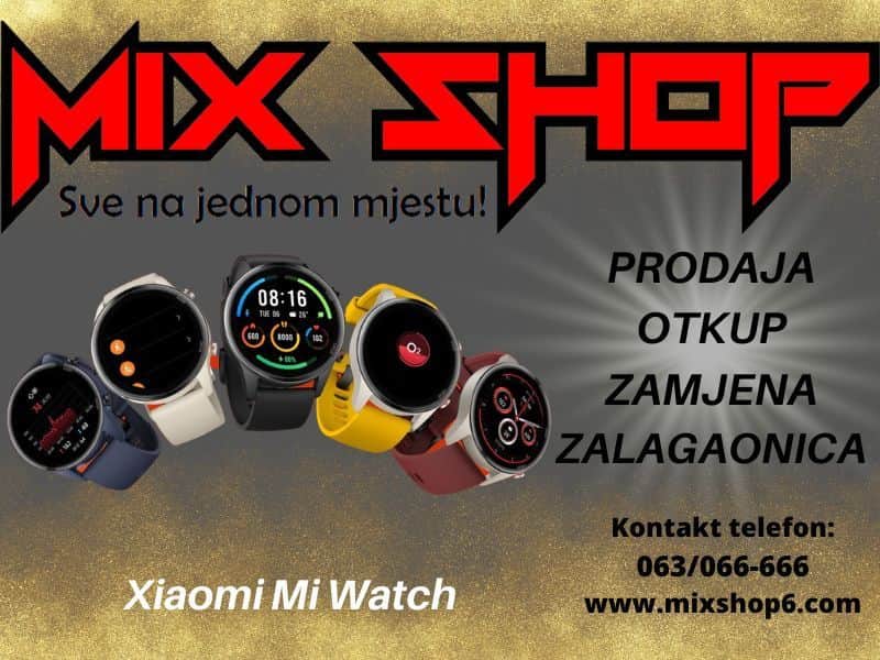 XIAOMI MI WATCH pametni sat Novo*Garancija redmi note poco smart