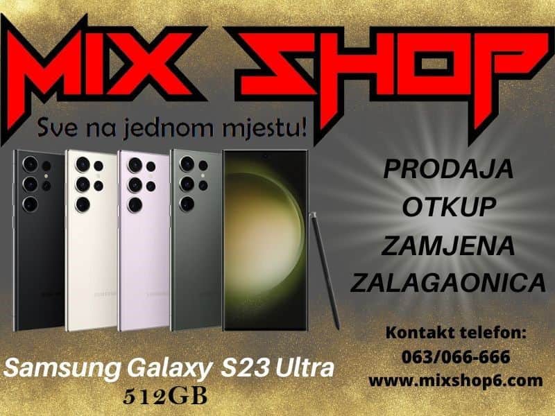 SAMSUNG GALAXY S23 ULTRA 5G 512GB *Garancija*Zamjena* 12GB 512