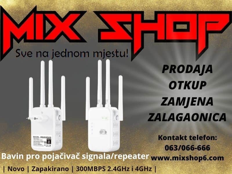 Bavin WiFi Repeater Pojačivač ruter signala pojačalo interneta wi