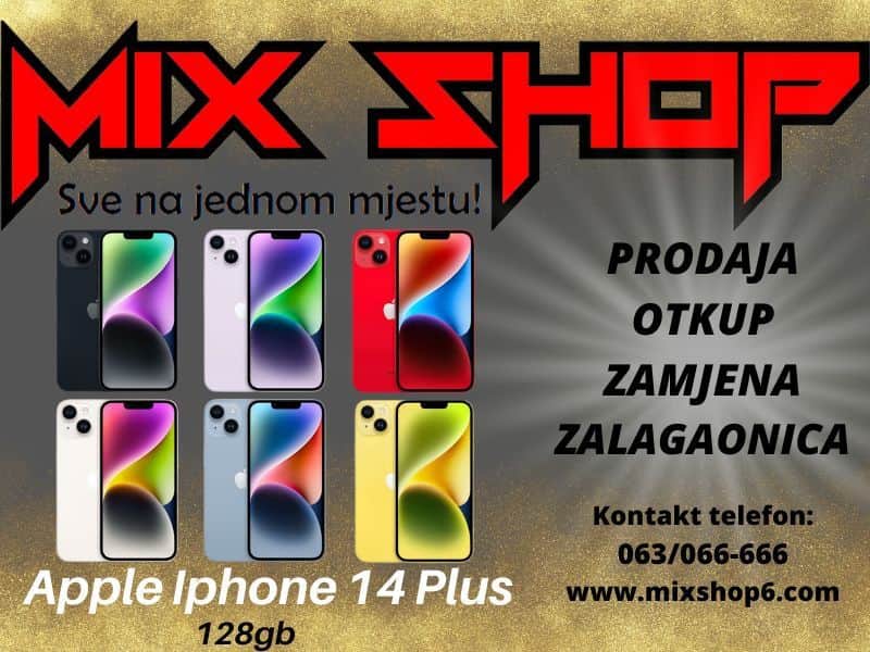 APPLE IPHONE 14 PLUS 128GB *Garancija*Zamjena*Sve boje*