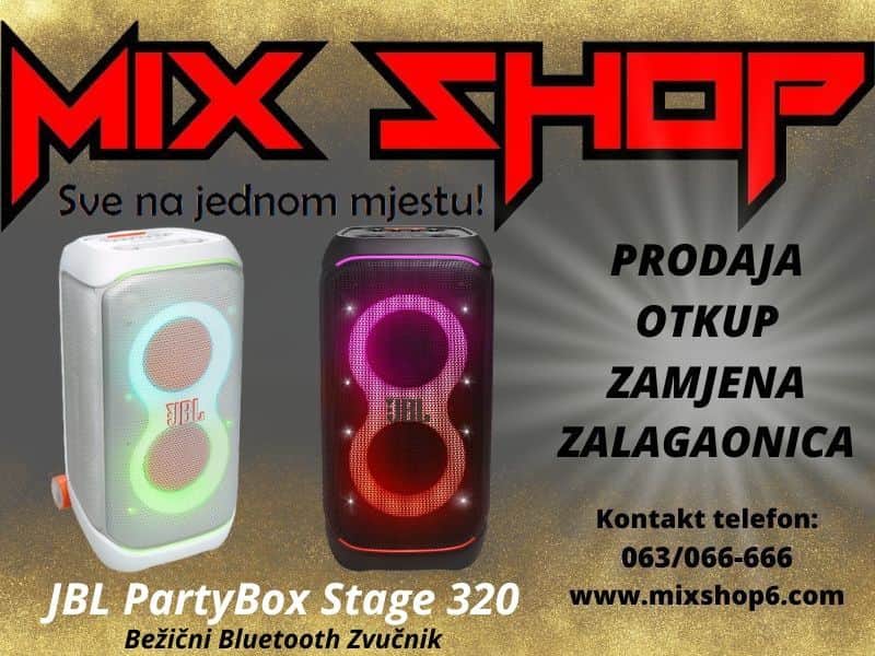 JBL PartyBox STAGE 320 Bežični Prenosivi Zvučnik 240W Party Box
