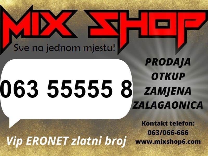 *063-555-558* ERONET GOLD ZLATNI BROJ TOP VIP BROJEVI