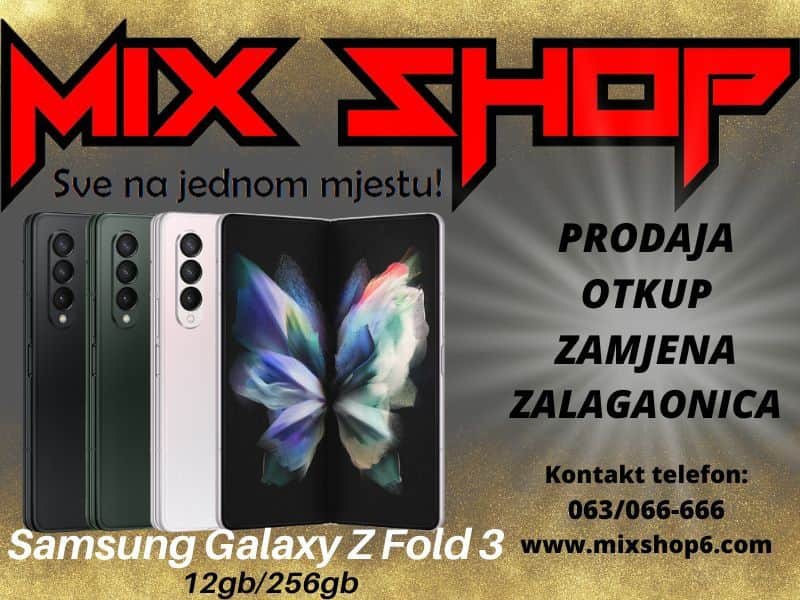 Samsung Galaxy Z FOLD 3 5G 12gb/256gb Garancija*Zamjena FOLD3 12