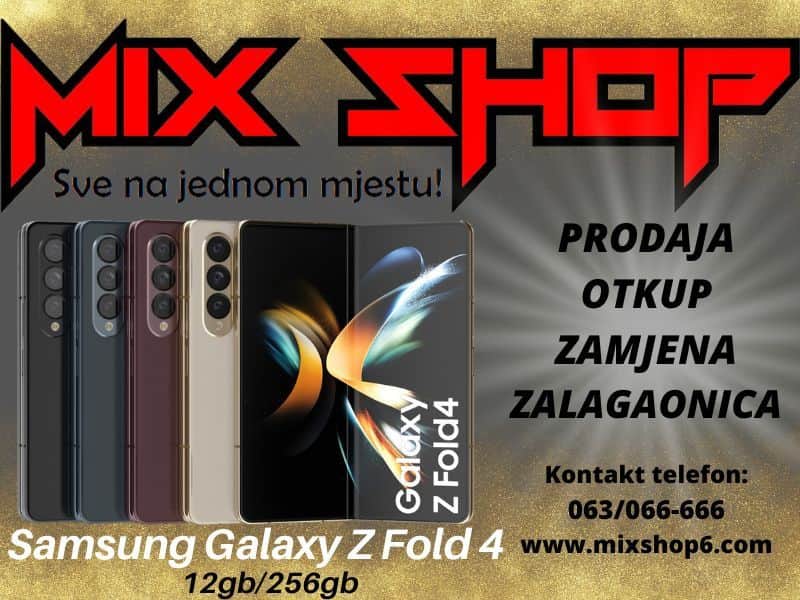 Samsung Galaxy Z FOLD 4 5G 12gb/256gb Garancija*Zamjena FOLD4 12