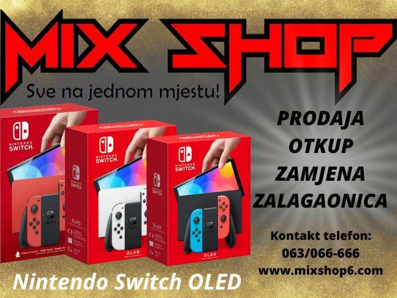 NINTENDO SWITCH OLED *Novo* *Garancija*Zamjena da* NSW nitendo
