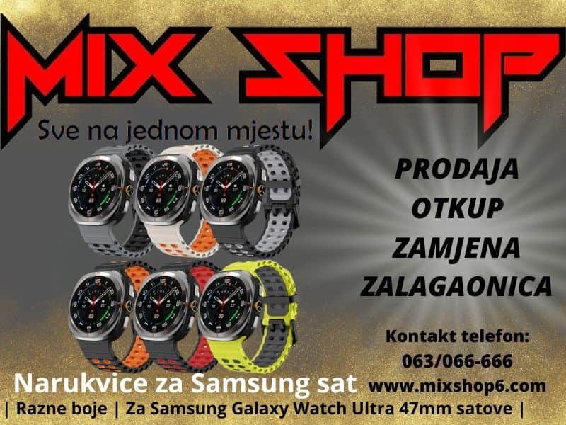 Silikonski remen Samsung Galaxy Watch Ultra 1 i 2 47mm sat ultra2