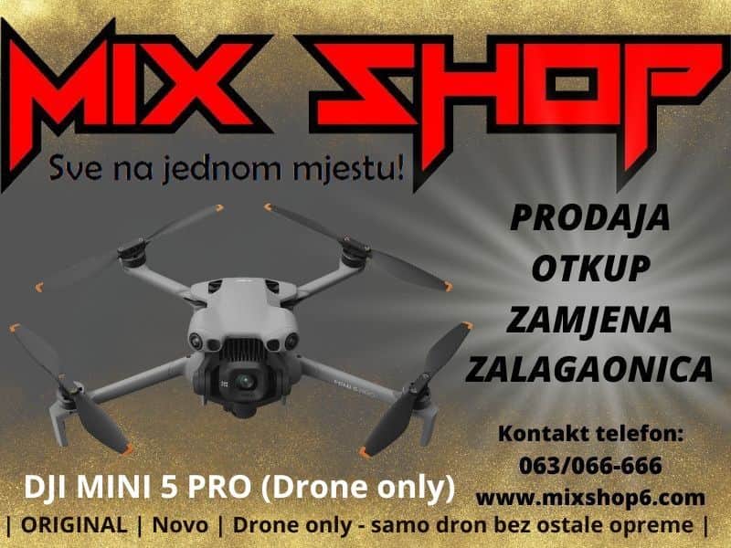 DJI MINI 5 PRO (Drone Only) Novo *Garancija*Zamjena da*Na stanju*