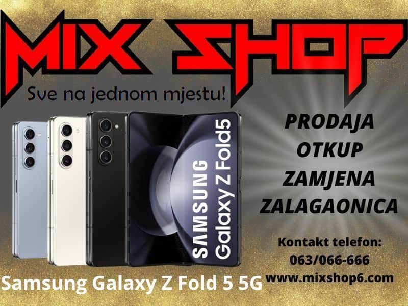 SAMSUNG GALAXY Z FOLD 5 5G *NOVOO*Garancija*Zamjena* Fold5 256GB