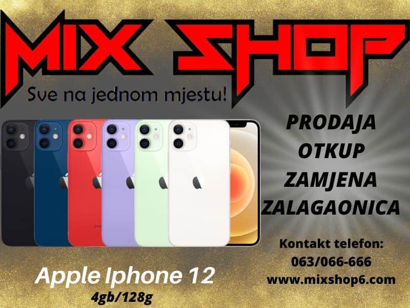 APPLE IPHONE 12 128GB *Garancija*Zamjena*Razne boje*