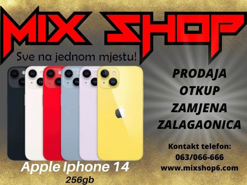 APPLE IPHONE 14 256GB *Garancija*Zamjena*Razne boje*