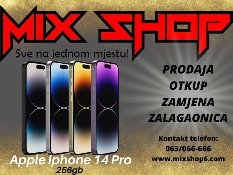 APPLE IPHONE 14 PRO 256GB *Garancija*Zamjena*Sve boje*