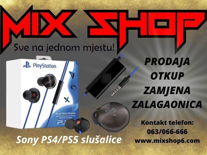 Sony Playstation 4 i 5 PS4 PS5 3.5mm In-Ear Stereo HeadSet 3.5 mm