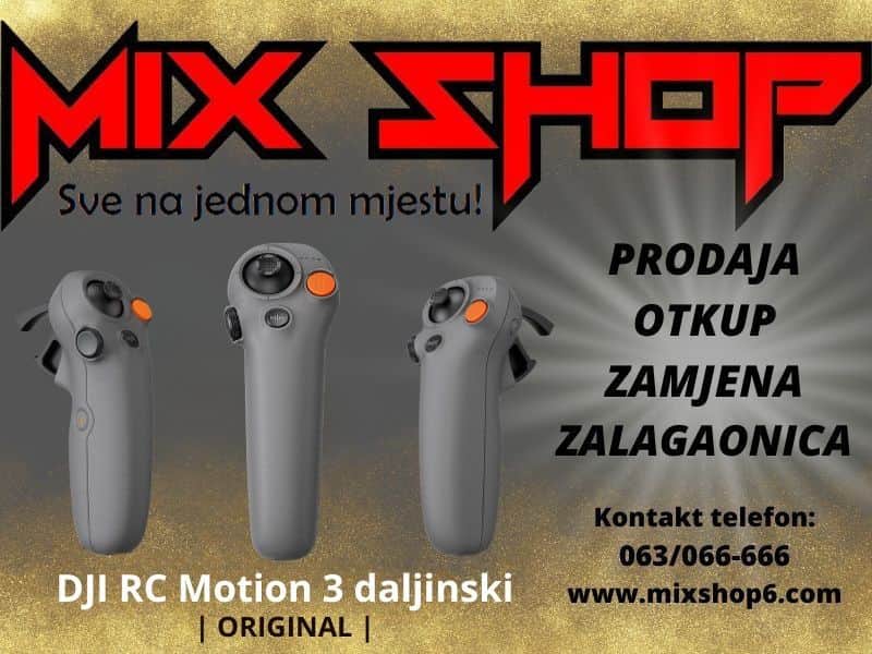 DJI RC Motion 3 DALJINSKI RC3 KONTROLER Upravljač Fpv Neo dron