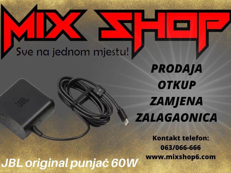 JBL 60W SUPER BRZI PUNJAČ za bežični zvučnik USB TYPE C xtreme 3