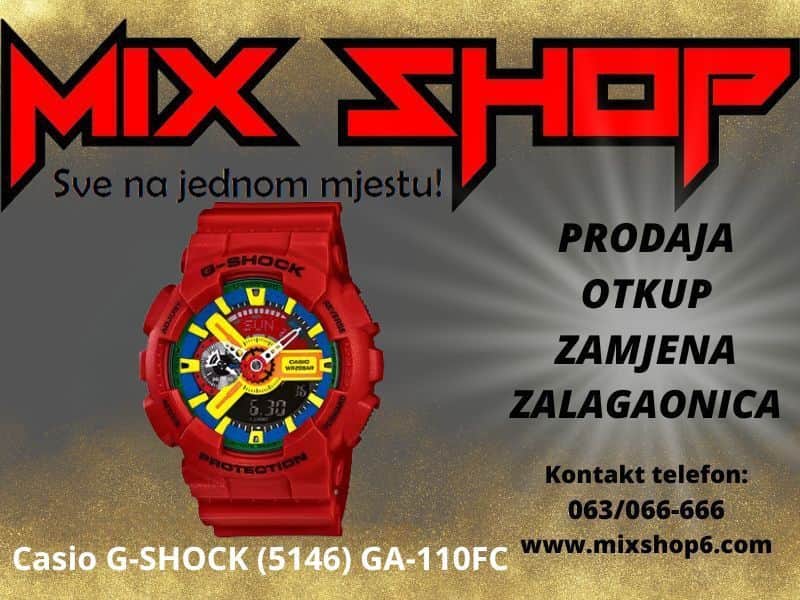 CASIO G-SHOCK GA-110FC Original Muški i Ženski sat GShock satovi