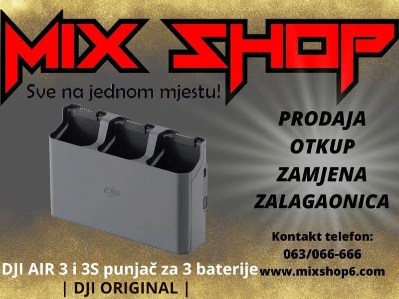 Battery Charging Hub punjač za 3 baterije DJI MAVIC AIR 3/3S dron