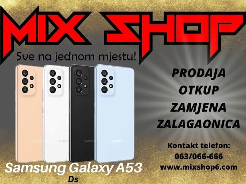 SAMSUNG GALAXY A53 5G 128GB Garancija*Zamjena*4 Boje*ds