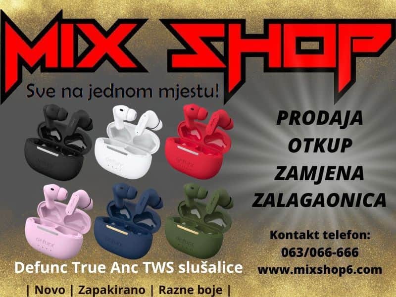 Defunc True Anc TWS Bežične Wireless Bluetooth EarBuds In Ear Wi