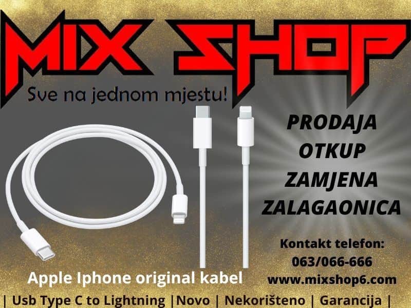 USB Type C Lightning Apple Iphone kabal 14 13 12 Pro Max punjač