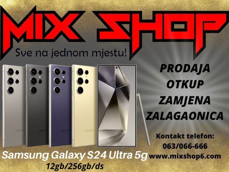 Samsung Galaxy S24 ULTRA 5G 12/256GB *Garancija*Zamjena* 12GB ds