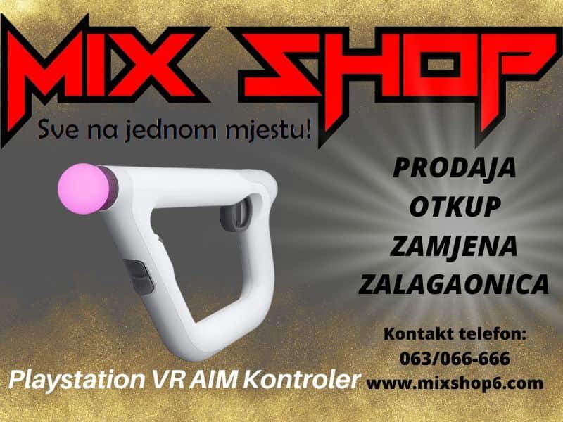 PLAYSTATION VR AIM CONTROLLER PUŠKA za PS4 JOYSTICK MOVE 4 ORG. t