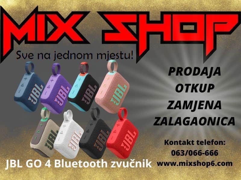 JBL GO 4 PRENOSIVI BEŽIČNI ZVUČNIK *NOVO**GARANCIJA* GO4